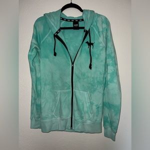 VS PINK ZIP UP HOODIE